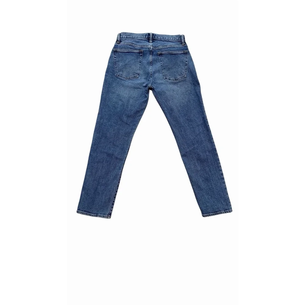 GAP Men's Straight Leg Jeans Size Blue Stretch Denim Mid Rise‎ 28x30